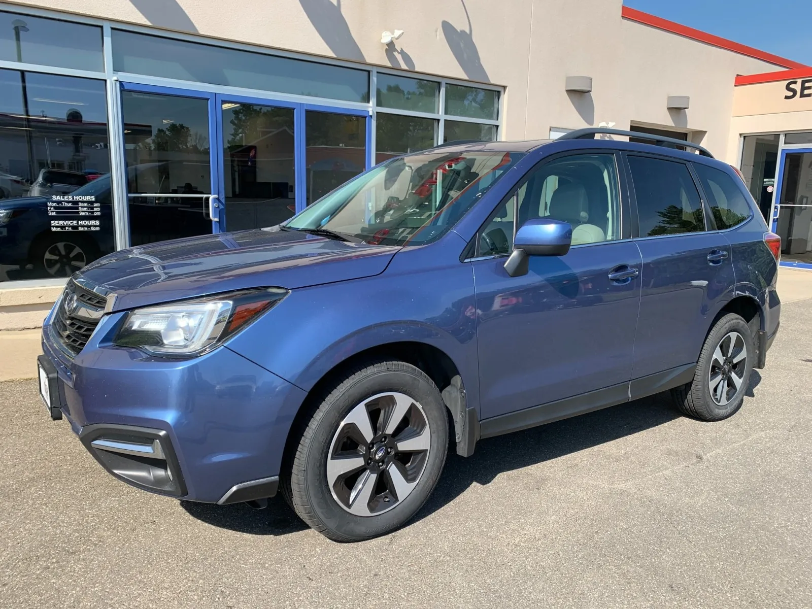 Blue 2017 Subaru Forester Limited for sale in Meriden, CT