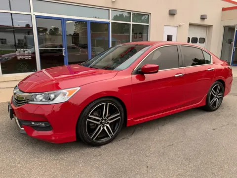 Red 2017 Honda Accord Sedan Sport for sale in Meriden, CT