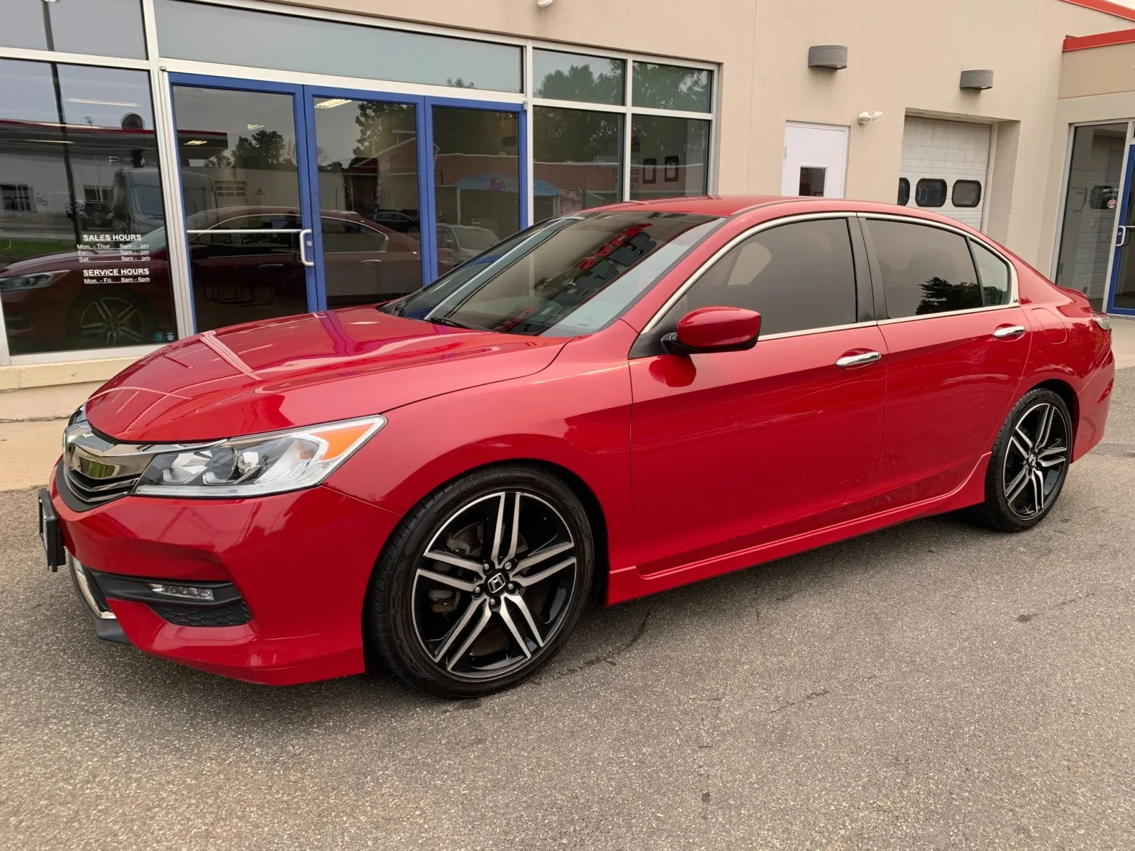 Red 2017 Honda Accord Sedan Sport for sale in Meriden, CT