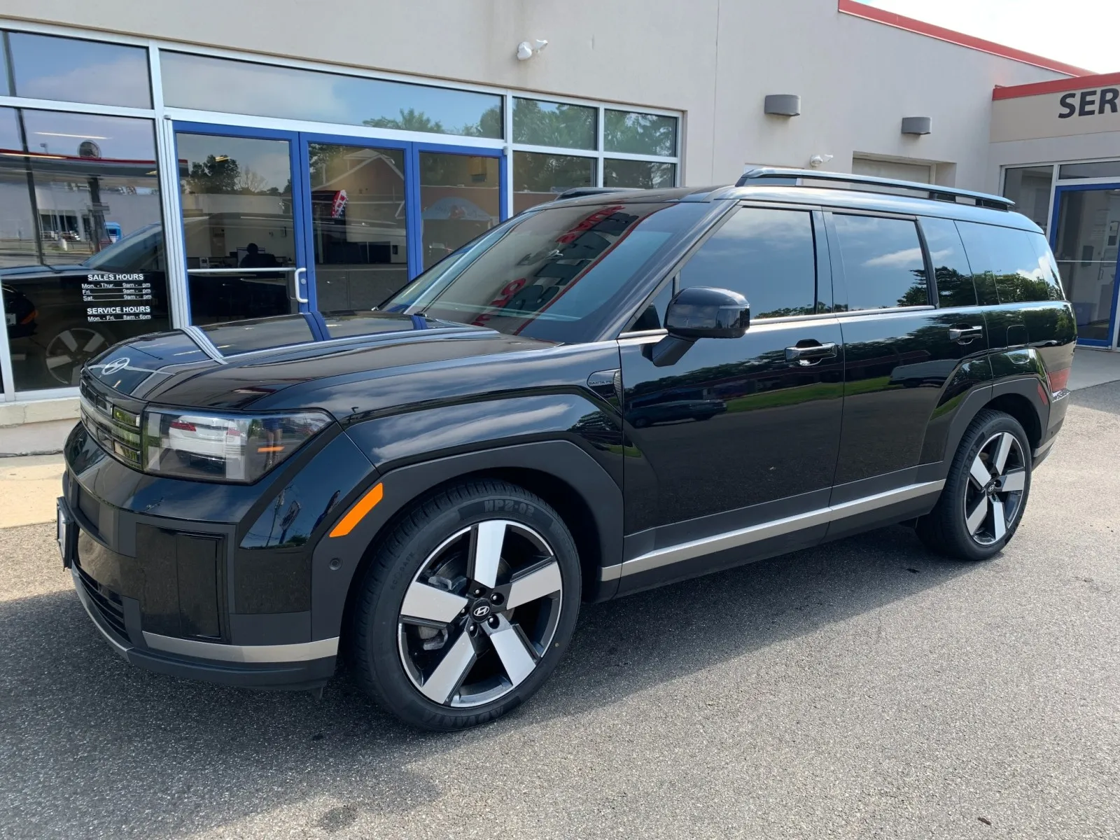 Black 2024 Hyundai Santa Fe Limited for sale in Meriden, CT