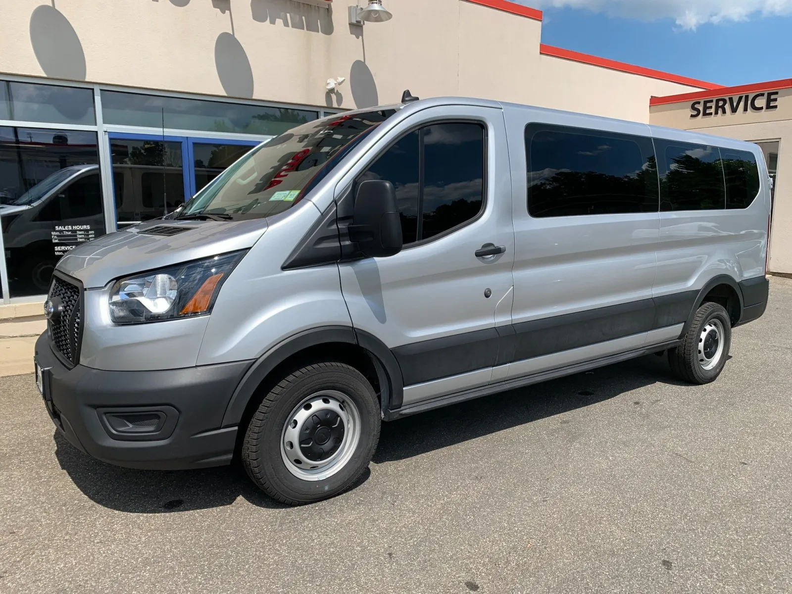 Silver 2024 Ford Transit Passenger Wagon XL for sale in Meriden, CT