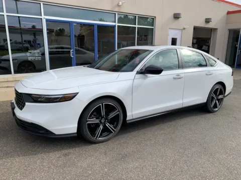 White 2023 Honda Accord Hybrid Sport for sale in Meriden, CT
