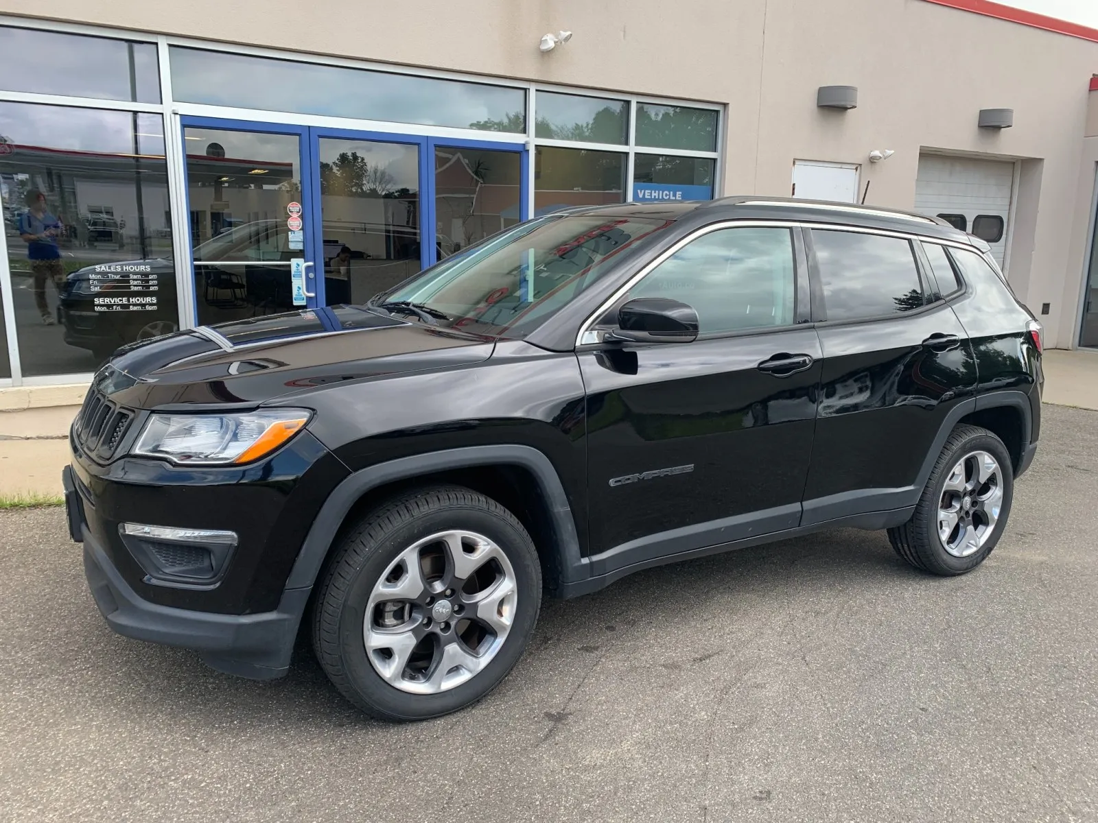 Black 2018 Jeep Compass Limited for sale in Meriden, CT