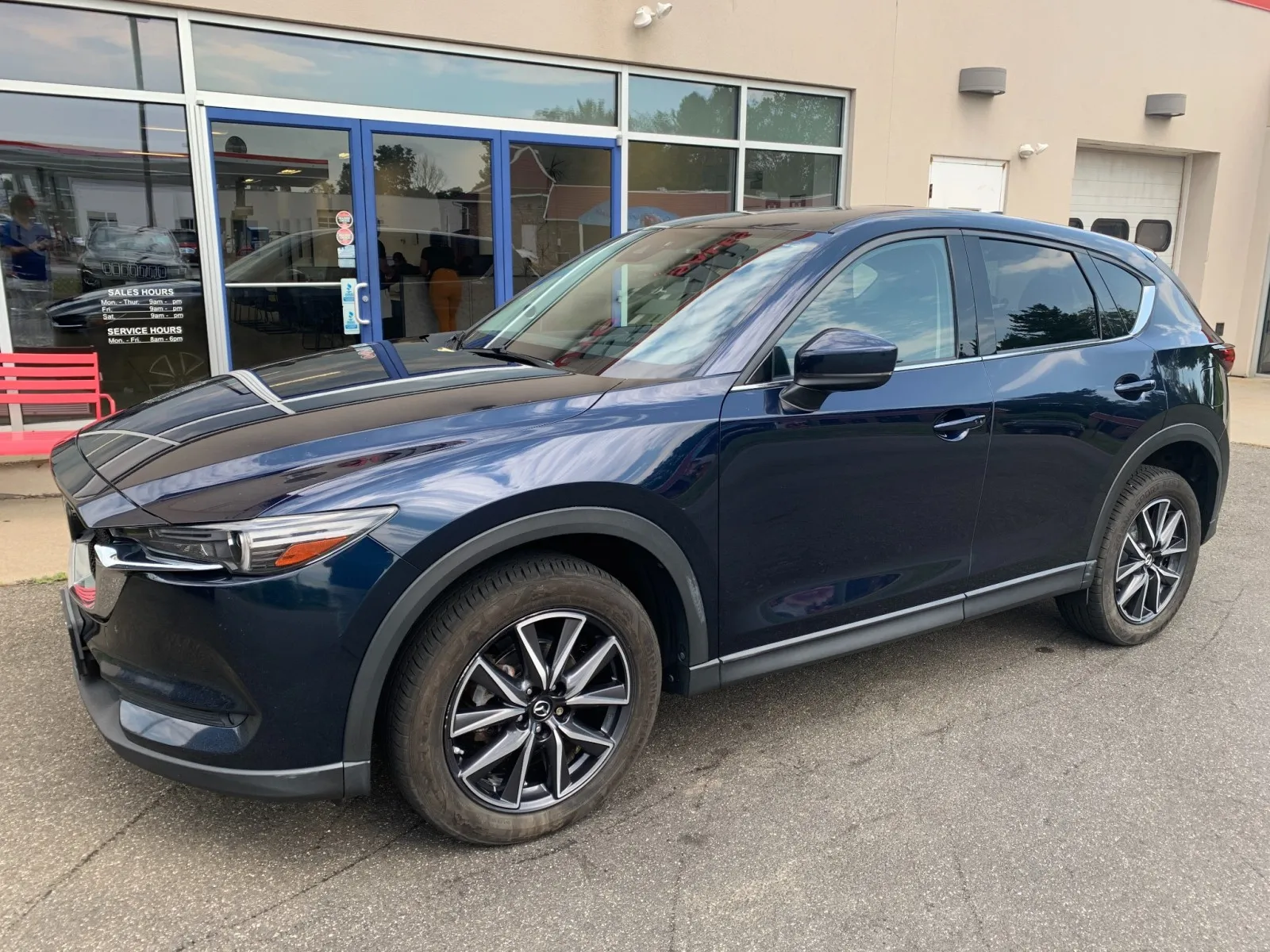 Blue 2017 Mazda CX-5 Grand Touring for sale in Meriden, CT