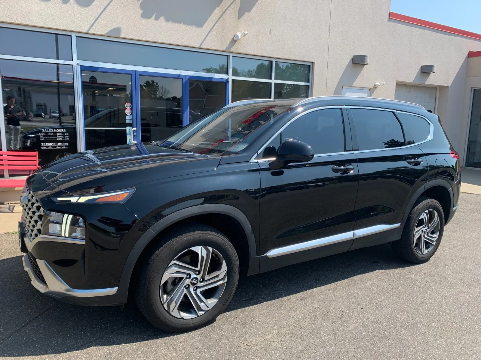 Black 2022 Hyundai Santa Fe SEL for sale in Meriden, CT
