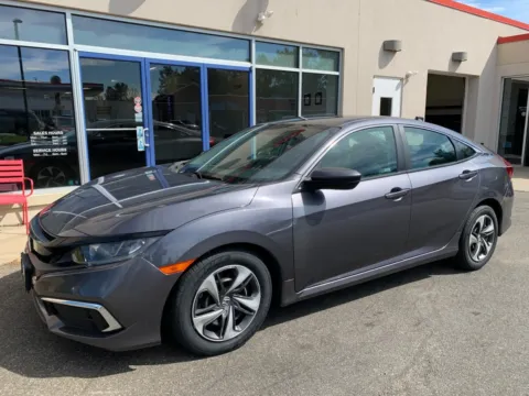 Gray 2020 Honda Civic Sedan LX for sale in Meriden, CT