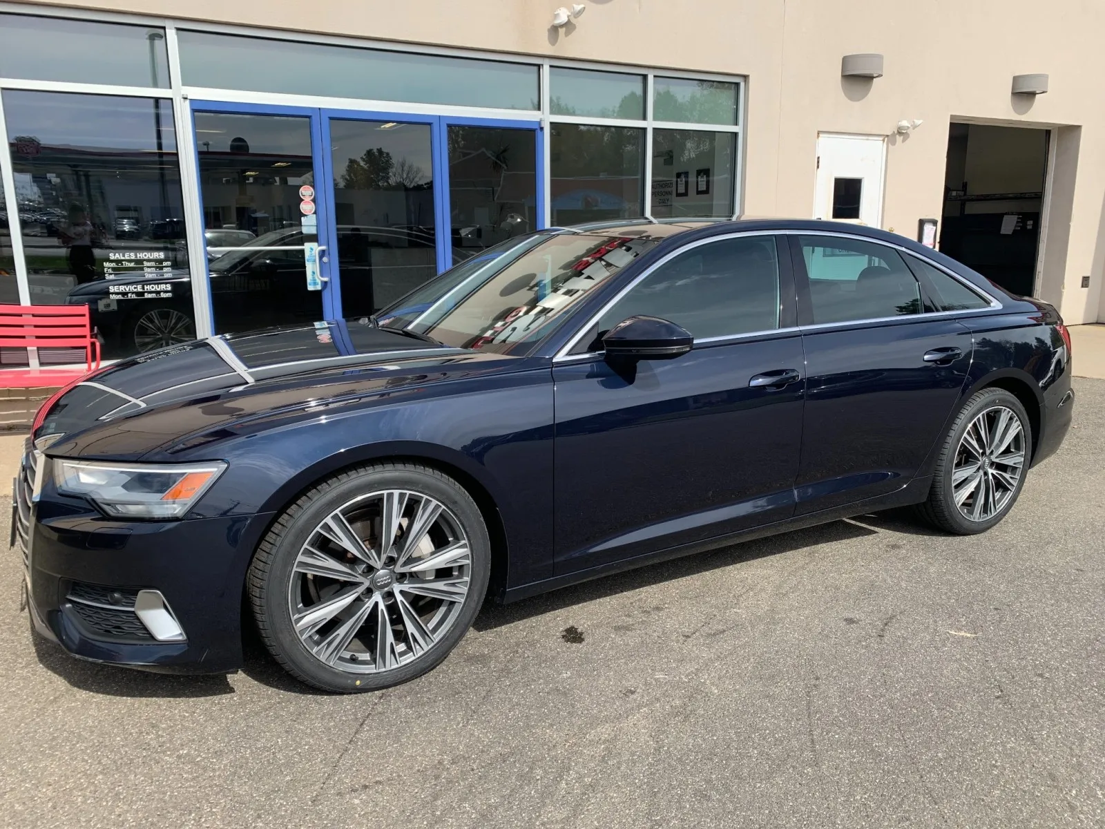 Blue 2019 Audi A6 Premium for sale in Meriden, CT