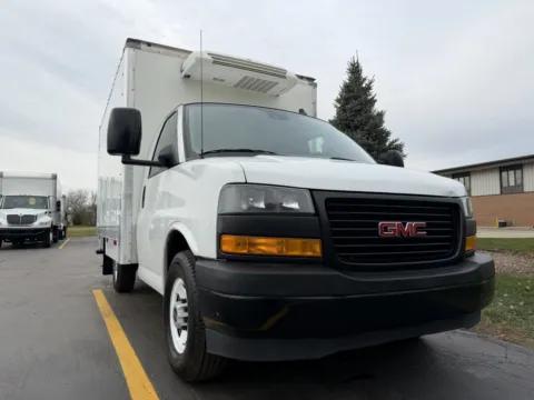 Another view of 2019 GMC 3500 12ft Box Truck for sale in Crystal Lake, IL at Signature Truck Center