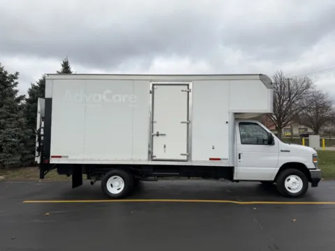 White 2021 Ford E-450 16ft Attic Truck with Lift Gate for sale in Crystal Lake, IL