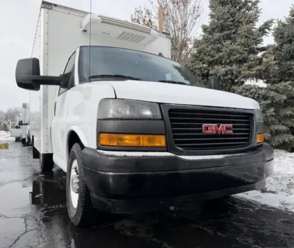Another view of 2020 GMC 3500 12ft Box Truck for sale in Crystal Lake, IL at Signature Truck Center