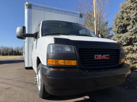 Another view of 2021 GMC 3500 16ft Box Truck for sale in Crystal Lake, IL at Signature Truck Center