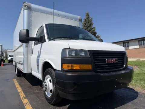Another view of 2021 GMC 3500 16ft Box Truck for sale in Crystal Lake, IL at Signature Truck Center
