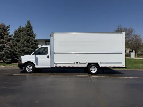 Photos of 2021 GMC 3500 16ft Box Truck for sale in Crystal Lake, IL at Signature Truck Center
