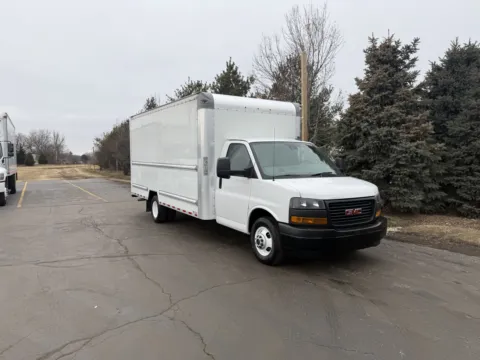 Another view of 2021 GMC 3500 16ft Box Truck for sale in Crystal Lake, IL at Signature Truck Center