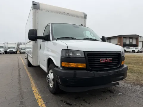 Another view of 2021 GMC 3500 16ft Box Truck for sale in Crystal Lake, IL at Signature Truck Center