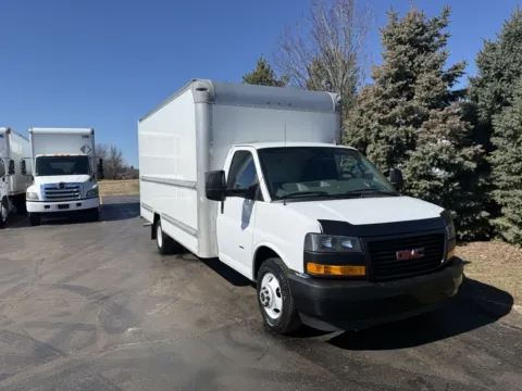 Another view of 2021 GMC 3500 16ft Box Truck for sale in Crystal Lake, IL at Signature Truck Center