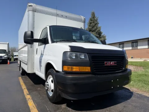 Another view of 2021 GMC 3500 16ft Box Truck for sale in Crystal Lake, IL at Signature Truck Center