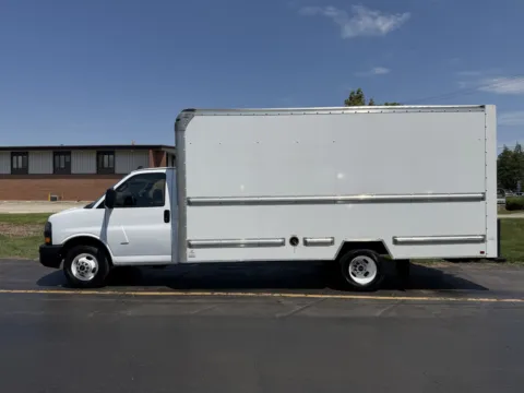 Photos of 2021 GMC 3500 16ft Box Truck for sale in Crystal Lake, IL at Signature Truck Center
