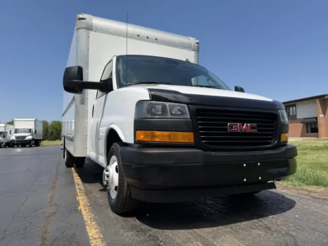 Another view of 2021 GMC 3500 16ft Box Truck for sale in Crystal Lake, IL at Signature Truck Center