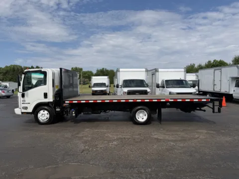 Photos of 2020 Isuzu NPR HD 18ft Flatbed with Lift Gate for sale in Crystal Lake, IL at Signature Truck Center
