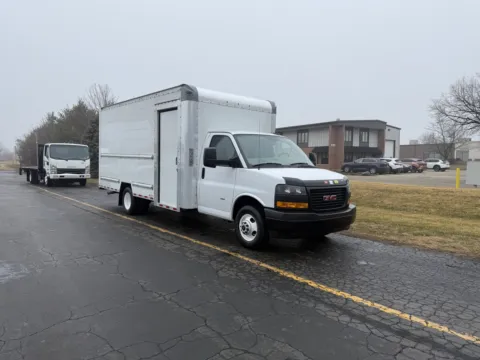 Photos of 2022 GMC 3500 16ft Box Truck for sale in Crystal Lake, IL at Signature Truck Center