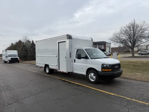 Photos of 2022 GMC 3500 16ft Box Truck for sale in Crystal Lake, IL at Signature Truck Center
