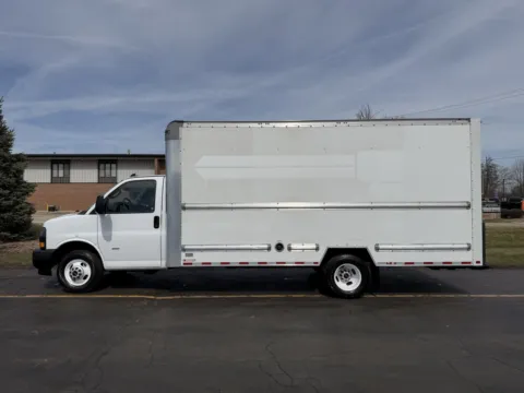 Photos of 2022 GMC 3500 16ft Box Truck for sale in Crystal Lake, IL at Signature Truck Center