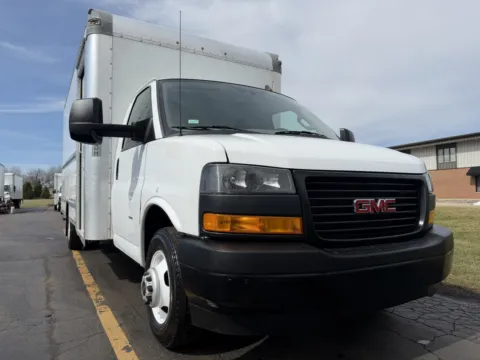Another view of 2022 GMC 3500 16ft Box Truck for sale in Crystal Lake, IL at Signature Truck Center
