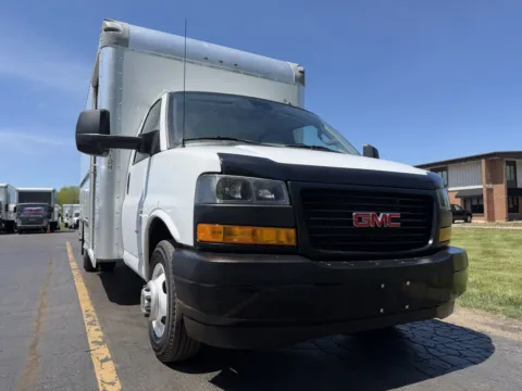 Another view of 2022 GMC 3500 16ft Box Truck for sale in Crystal Lake, IL at Signature Truck Center