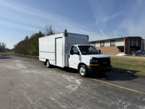 Photos of 2022 GMC 3500 16ft Box Truck for sale in Crystal Lake, IL at Signature Truck Center