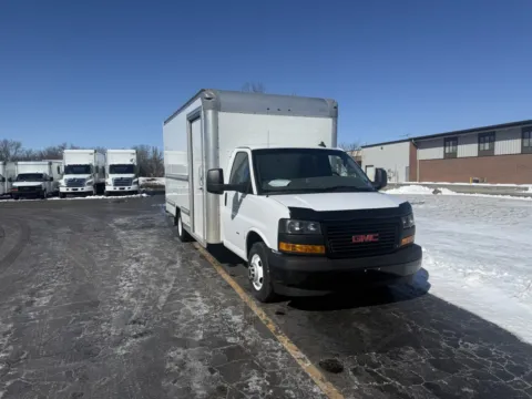Photos of 2022 GMC 3500 16ft Box Truck for sale in Crystal Lake, IL at Signature Truck Center