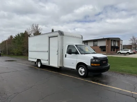 Photos of 2022 GMC 3500 16ft Box Truck for sale in Crystal Lake, IL at Signature Truck Center