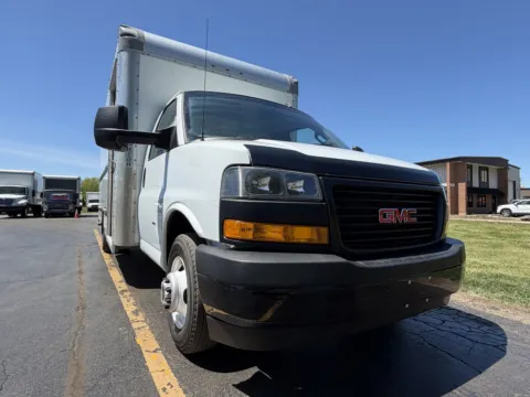 Another view of 2022 GMC 3500 16ft Box Truck for sale in Crystal Lake, IL at Signature Truck Center
