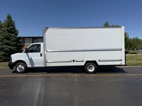 Photos of 2022 GMC 3500 16ft Box Truck for sale in Crystal Lake, IL at Signature Truck Center