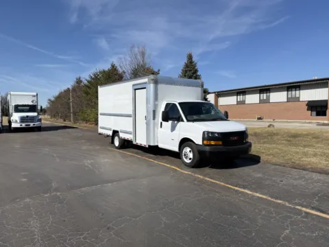 Photos of 2022 GMC 3500 16ft Box Truck for sale in Crystal Lake, IL at Signature Truck Center