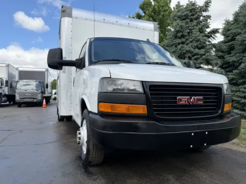 Another view of 2022 GMC 3500 16ft Box Truck for sale in Crystal Lake, IL at Signature Truck Center