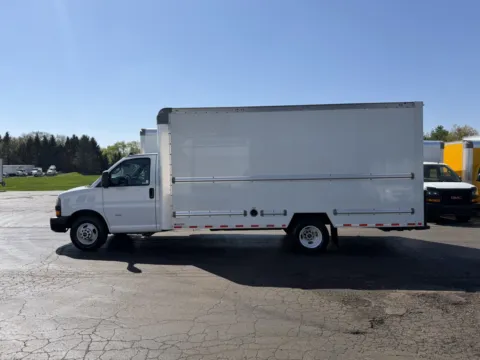 Photos of 2022 GMC 3500 16ft Box Truck for sale in Crystal Lake, IL at Signature Truck Center