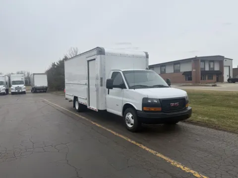 Photos of 2022 GMC 3500 16ft Box Truck for sale in Crystal Lake, IL at Signature Truck Center