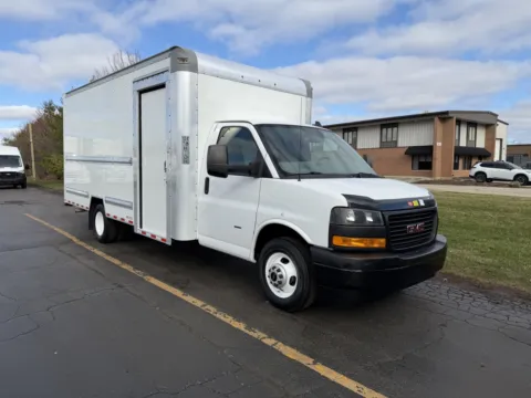 Photos of 2022 GMC 3500 16ft Box Truck for sale in Crystal Lake, IL at Signature Truck Center