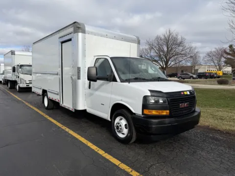 Photos of 2022 GMC 3500 16ft Box Truck for sale in Crystal Lake, IL at Signature Truck Center