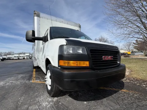 Another view of 2021 GMC 3500 16ft Box Truck for sale in Crystal Lake, IL at Signature Truck Center