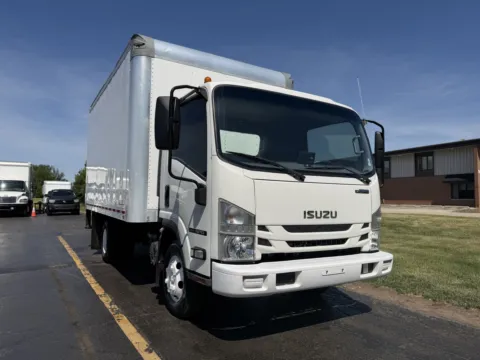 Another view of 2020 Isuzu NPR 14ft Box Truck with Loading Ramp for sale in Crystal Lake, IL at Signature Truck Center