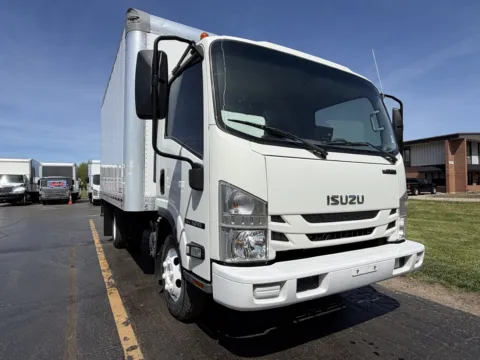 Another view of 2020 Isuzu NPR 14ft Box Truck with Loading Ramp for sale in Crystal Lake, IL at Signature Truck Center