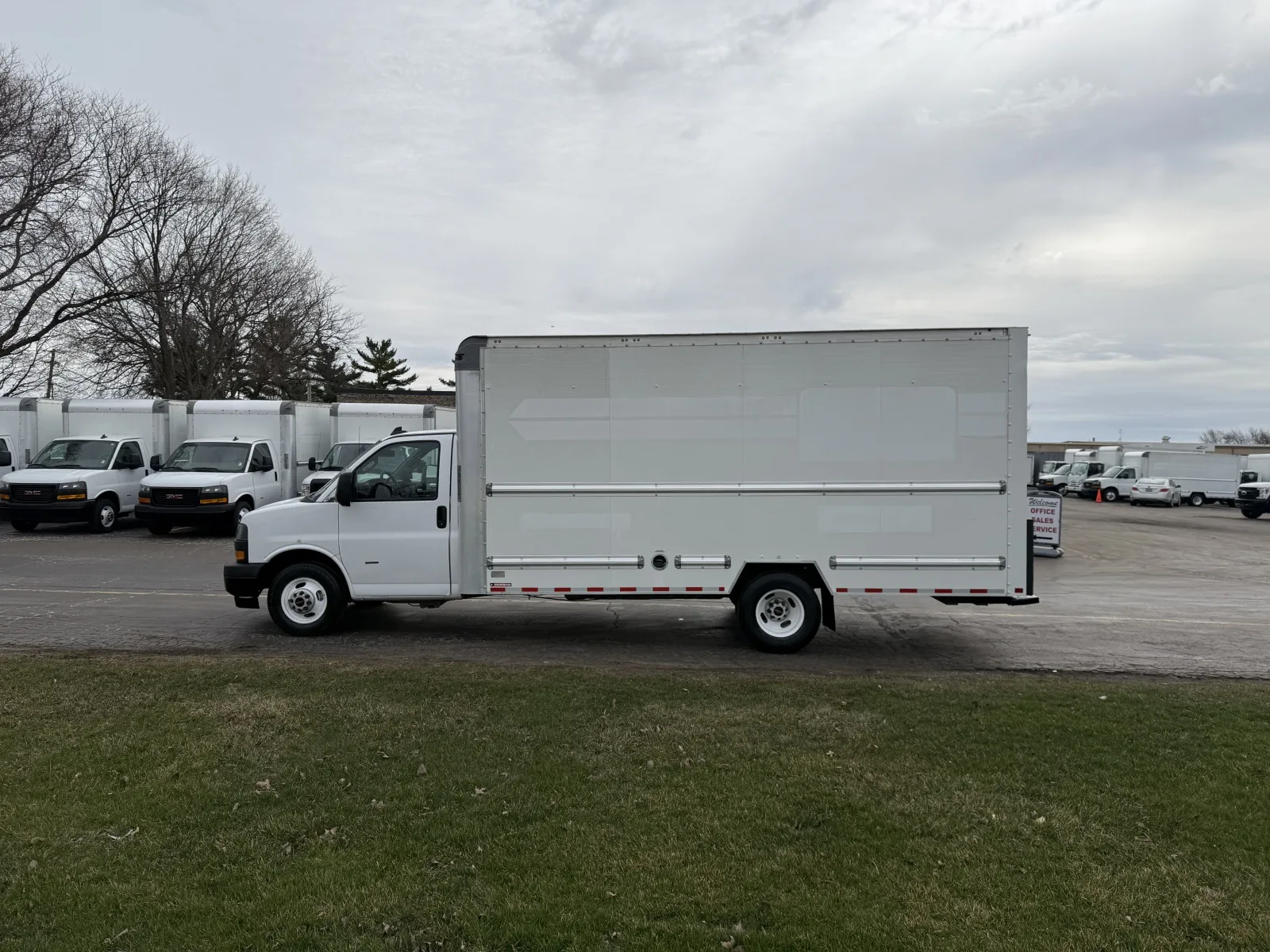 Photos of 2022 GMC 3500 16ft Box Truck for sale in Crystal Lake, IL at Signature Truck Center