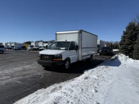 Another view of 2021 GMC 3500 16ft Box Truck for sale in Crystal Lake, IL at Signature Truck Center