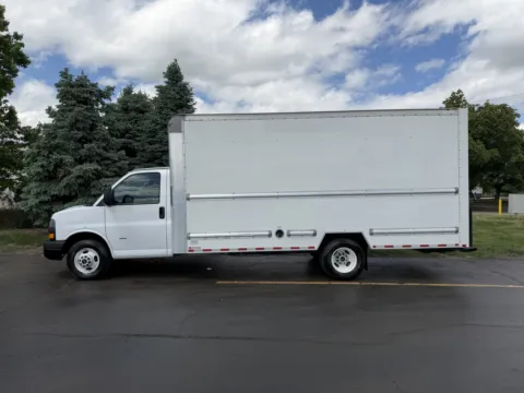 Photos of 2021 GMC 3500 16ft Box Truck for sale in Crystal Lake, IL at Signature Truck Center