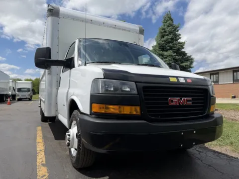 Another view of 2021 GMC 3500 16ft Box Truck for sale in Crystal Lake, IL at Signature Truck Center
