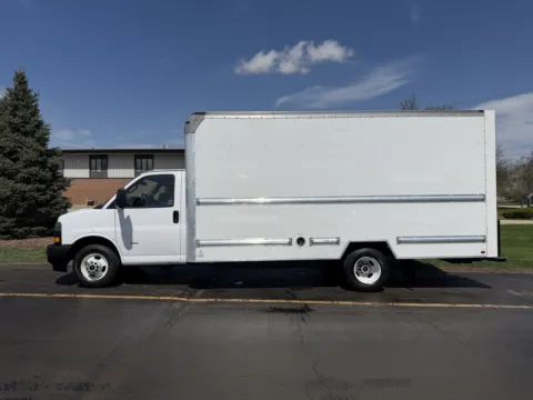 Photos of 2021 GMC 3500 16ft Box Truck for sale in Crystal Lake, IL at Signature Truck Center