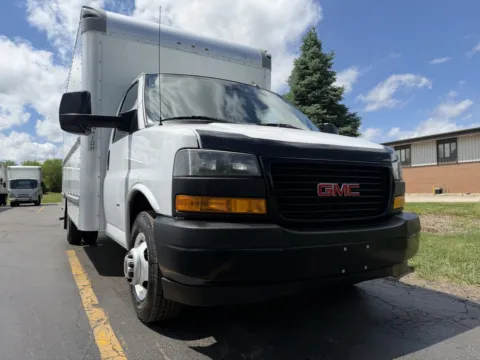 Another view of 2021 GMC 3500 16ft Box Truck for sale in Crystal Lake, IL at Signature Truck Center