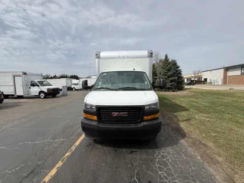 Another view of 2021 GMC 3500 16ft Box Truck for sale in Crystal Lake, IL at Signature Truck Center